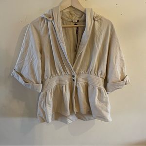 Mike & Chris Cropped Kimono Hoodie